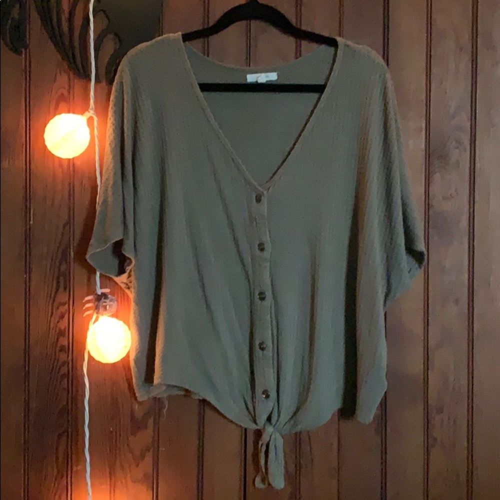 Green tunic
